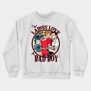 Th Vintage Worn Bad Boy Tee Crewneck Sweatshirt